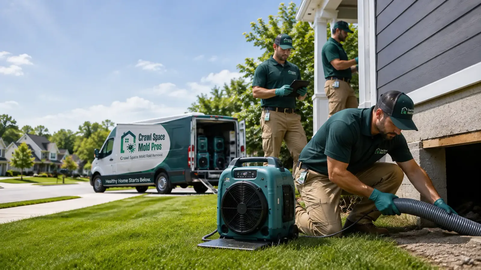 Crawl Space Mold Removal in Wahkiacus, WA